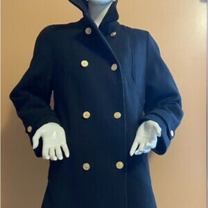 Suit Supply Men's Pure Wool Double-Breasted Pea Coat